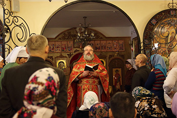 Престольный праздник в домовом храме мч.Трифона