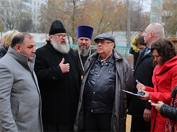 Объезд строящихся храмов Ресиным В.И.