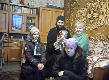Рождественское поздравление одиноких, инвалидов и детей-инвалидов