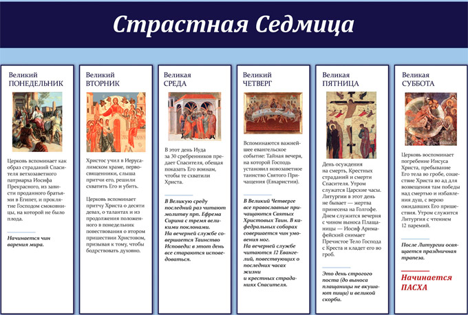 Страстная седмица Страстная седмица