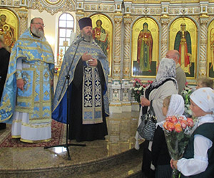 Молебен перед началом нового учебного года Молебен перед началом нового учебного года
